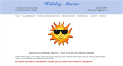 Desktop Screenshot of holidaymarine.ca